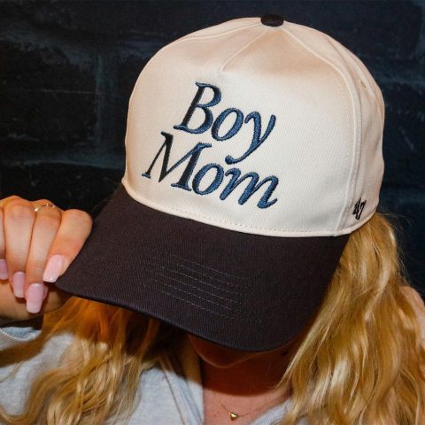 Boy Mom '47 Two Tone HITCH Snapback Hat