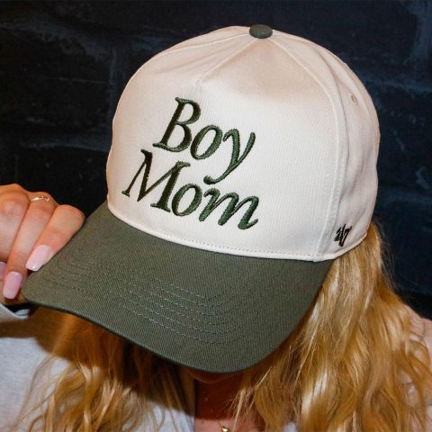 Boy Mom '47 Two Tone HITCH Snapback Hat
