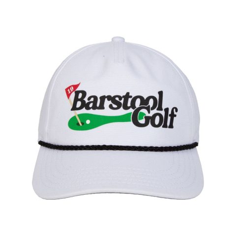 Barstool Golf Canvas Rope Hat