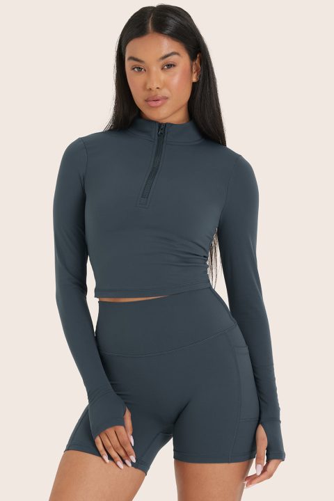 AIRLUXE™ BREATHE QUARTER ZIP - COMPASS