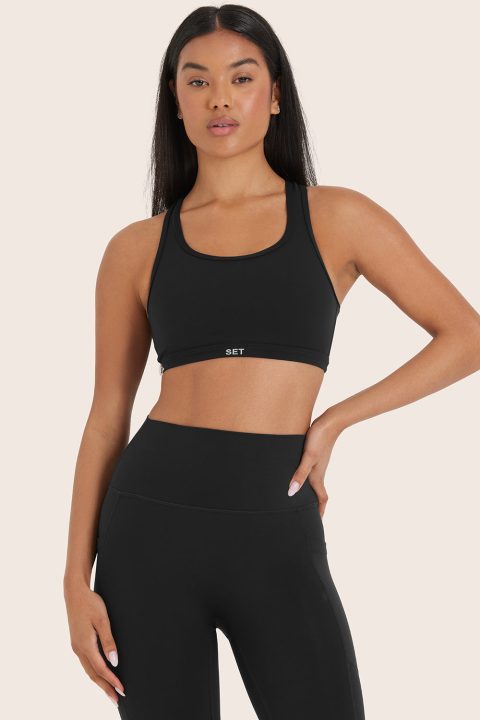 AIRLUXE™ BREATHE FLEX BRA - ONYX