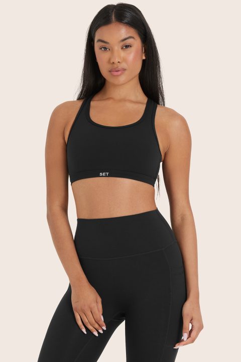 AIRLUXE™ BREATHE FLEX BRA - ONYX