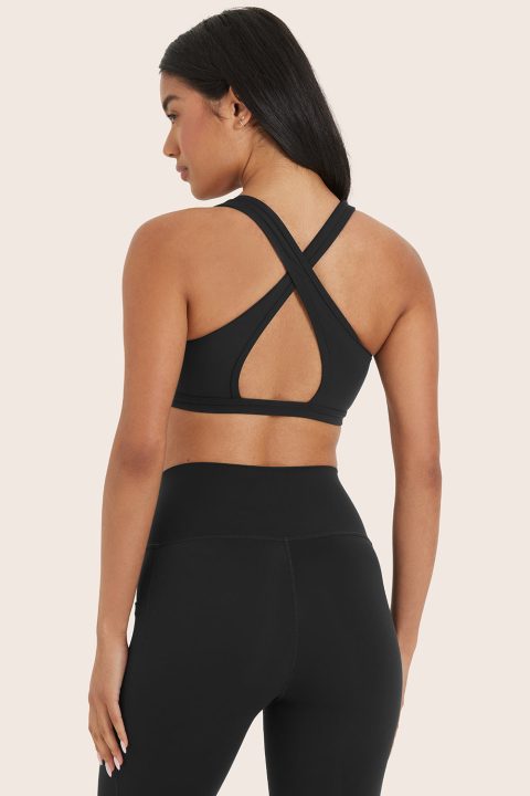 AIRLUXE™ BREATHE FLEX BRA - ONYX