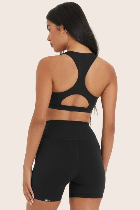 AIRLUXE™ BREATHE TRACK BRA - ONYX