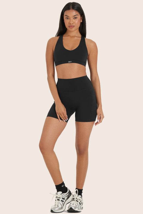 AIRLUXE™ BREATHE POCKET SHORTS - ONYX