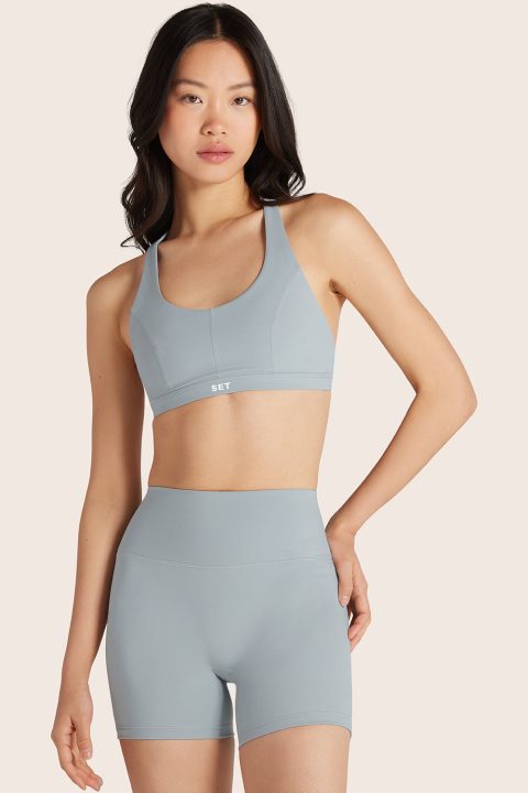 SPORTBODY® (BLOOPERS) SPORTY CONTOUR BRA - PLATINUM