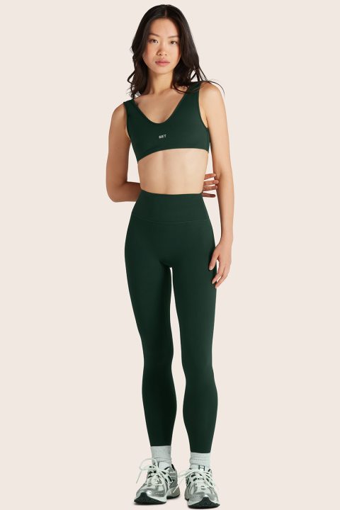 SPORTBODY® (BLOOPERS) SPORTY HIGH-RISE LEGGINGS - BEETLE