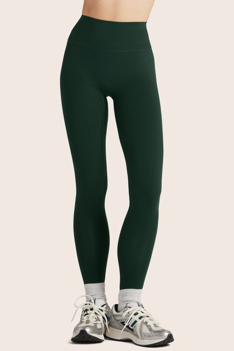 SPORTBODY® (BLOOPERS) SPORTY HIGH-RISE LEGGINGS - BEETLE