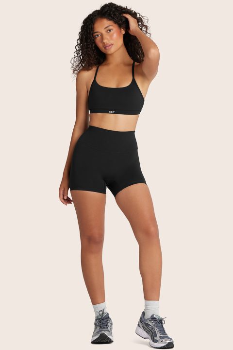 AIRLUXE™ BREATHE SHORTS - ONYX