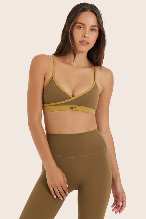 AIRLUXE™ BREATHE PIPELINE BRA - OTTER