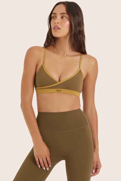 AIRLUXE™ BREATHE PIPELINE BRA - OTTER