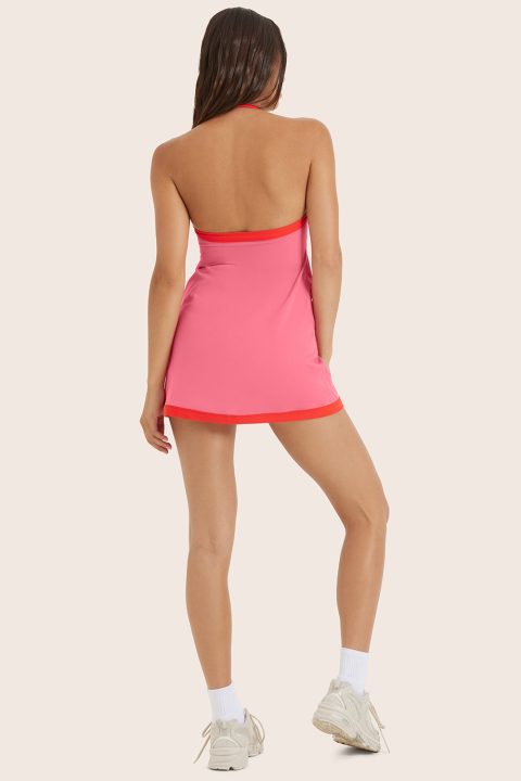 SPORTBODY® SPORTY HALTER DRESS - LOTUS