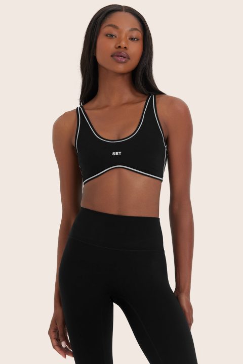 SPORTBODY® SPORTY STITCH BRA - ORCA