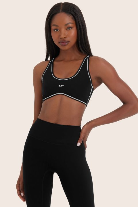SPORTBODY® SPORTY STITCH BRA - ORCA