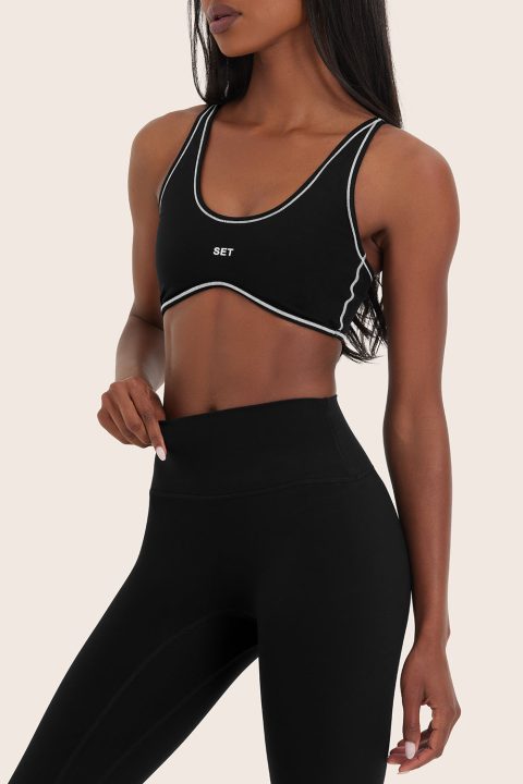 SPORTBODY® SPORTY STITCH BRA - ORCA
