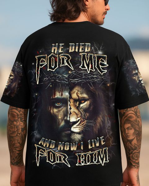 He Died For Me Men's All Over Print Shirt - Yhhn1505252
