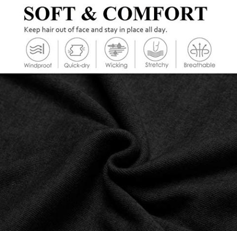 Snug-Fit Stylish Fitness Headbands (16 Pack)