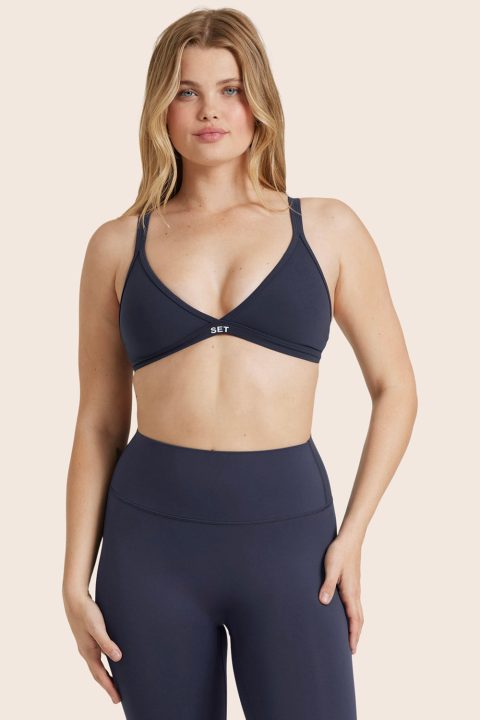 AIRLUXE™ BREATHE TRIANGLE BRA - SPADES