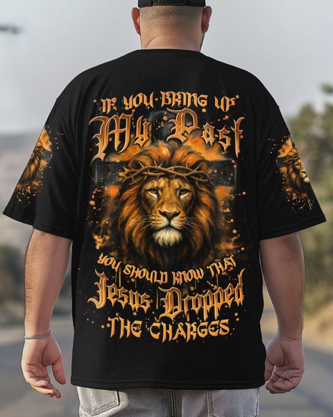 Jesus Dropped The Charges Lion Men's All Over Print Shirt - Yhln1405253