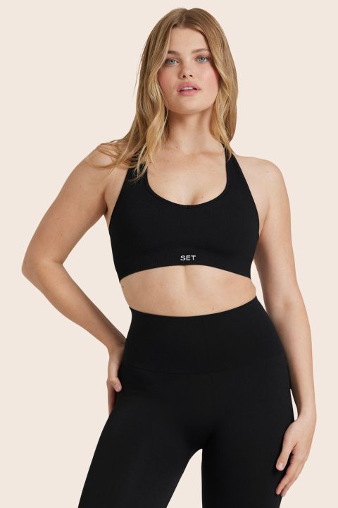 SCULPTFLEX® POWER RACER BRA - ONYX