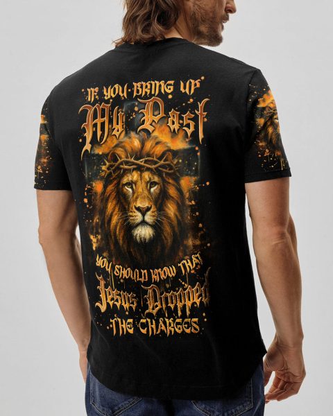 Jesus Dropped The Charges Lion Men's All Over Print Shirt - Yhln1405253