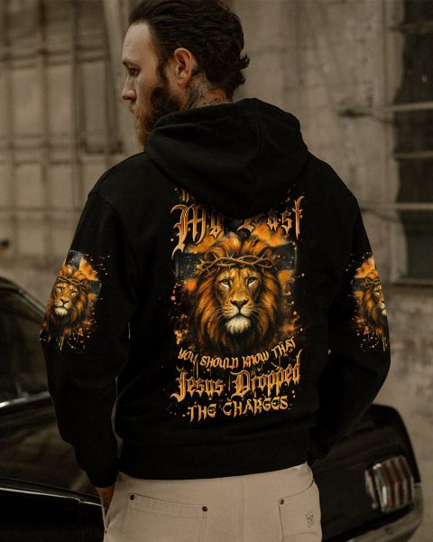 Jesus Dropped The Charges Lion Men's All Over Print Shirt - Yhln1405253