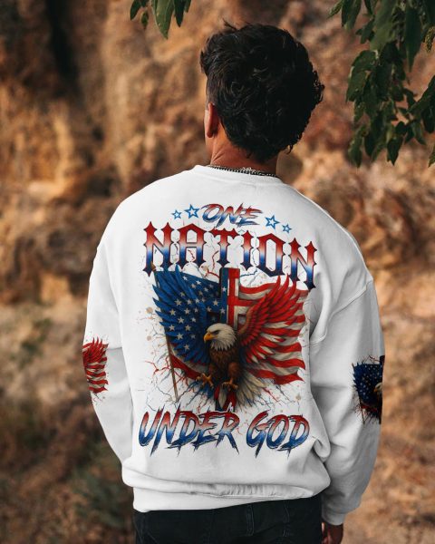 One Nation Under God Men's All Over Print Shirt - Tyqy1605254