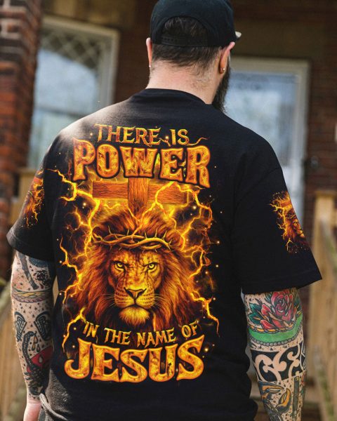There Is Power In The Name Of Jesus Men's All Over Print Shirt - Yhhn1305252