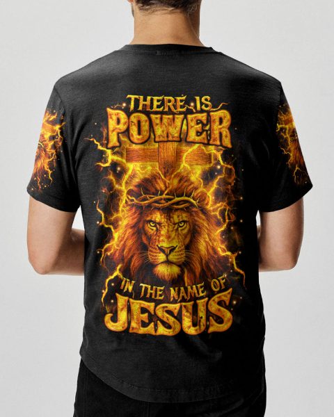 There Is Power In The Name Of Jesus Men's All Over Print Shirt - Yhhn1305252
