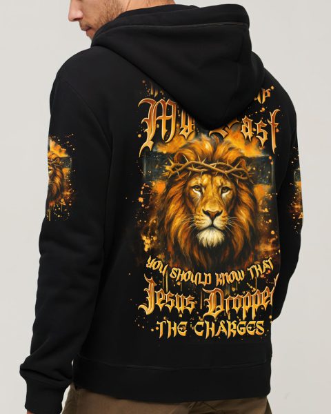 Jesus Dropped The Charges Lion Men's All Over Print Shirt - Yhln1405253